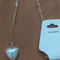 Модно Колие " Сърце " , снимка 1 - Колиета, медальони, синджири - 41015297