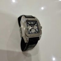 Мъжки Часовник Cartier Santos 100, снимка 2 - Мъжки - 42305245