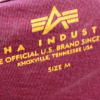 Оригинална мъжка тениска Alpha Industries размер М, снимка 12 - Тениски - 44356846