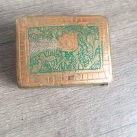 Малка бронзова кутийка за енфие, снимка 2 - Колекции - 44385072