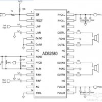 AD52580 Аудио усилвател клас D 20w, снимка 4 - Части и Платки - 39689483