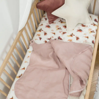 Babyly ленено чувалче 2,0 тог 70 см – розово, снимка 1 - Спални чували за бебета и деца - 44763820