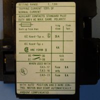 термично реле Sprecher+Schuh CT 3-12 overload relay, снимка 5 - Резервни части за машини - 39383160
