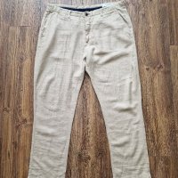 Страхотни мъжки панталони SPRINGFIELD, размер 46 / L,  без забележки  като  нови, 100% лен , снимка 1 - Панталони - 41570751
