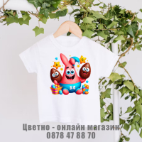 Бебешки бодита, детски тениски за Великден, снимка 2 - Детски тениски и потници - 44835892