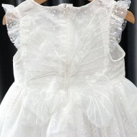 Официална детска рокличка с тюл и пеперуда , снимка 14 - Детски рокли и поли - 44274429