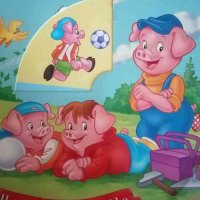 Приказна въртележка: Трите прасенца, снимка 1 - Детски книжки - 39919639