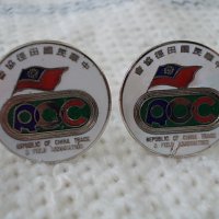 Стари копчета ръкавели ROC №74, снимка 1 - Колекции - 35786744