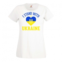Дамска тениска I STAND WITH UKRAINE,Украйна,против Войната, снимка 6 - Тениски - 36113576