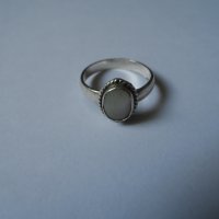 сребърен пръстен А, снимка 1 - Пръстени - 42046293