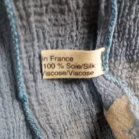 Шал Marc Rozier, Франция, 100% естествена коприна, снимка 5 - Шалове - 42722924