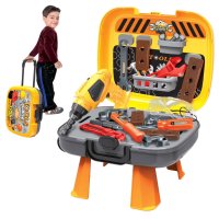 Детска играчка работилница куфар с инструменти 4 в 1, снимка 2 - Образователни игри - 41843652