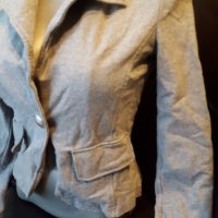 сиво памучно спортно сако , снимка 1 - Сака - 35892769