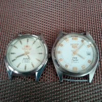 Продавам часовници 2 бр-Orient и Seiko 5.За части ,майстор,ремонт.Обявената цена е за двата., снимка 1 - Мъжки - 44803608