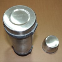 Термос 1 литър от Неръждаема стомана без капачка на винт, снимка 4 - Термоси - 44375917