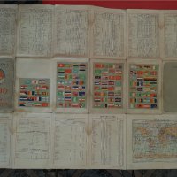 Стара Ретро Политическа Карта на Света-1962г , снимка 4 - Други ценни предмети - 39395548