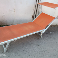Плажно легло, шезлонг оранжево, снимка 5 - Къмпинг мебели - 36242284