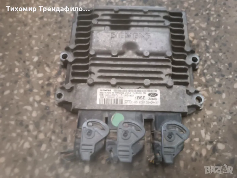 Компютър ECU Ford Fiesta 1.4 TDCi 68 к.с. 5WS40027J-T, 2S6A-12A650-BK, снимка 1