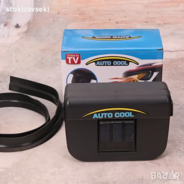 Соларна охлаждаща система за кола / Размери: 148/58/110 мм; Размери на соларният панел – дължина око, снимка 1