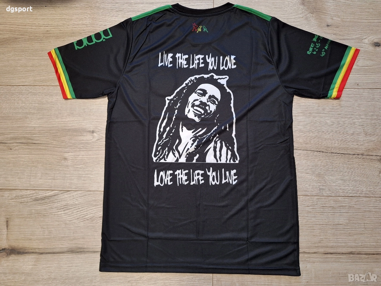 Футболна фланелка на АЯКС #специално издание Боб Марли!, снимка 1