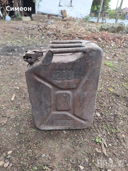 Туба за бензин метална, снимка 1