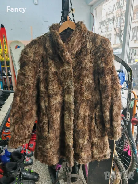 Палто естествен косъм размер M, снимка 1