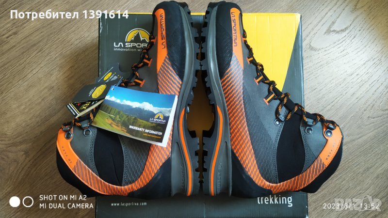 La Sportiva Trango TRK Leather Carbon/ Pumpkin , снимка 1