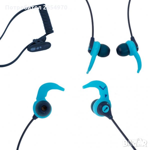 NABAIJI Плувни MP3 PLAYER HEADPHONES SET V3 - BLUE, снимка 1