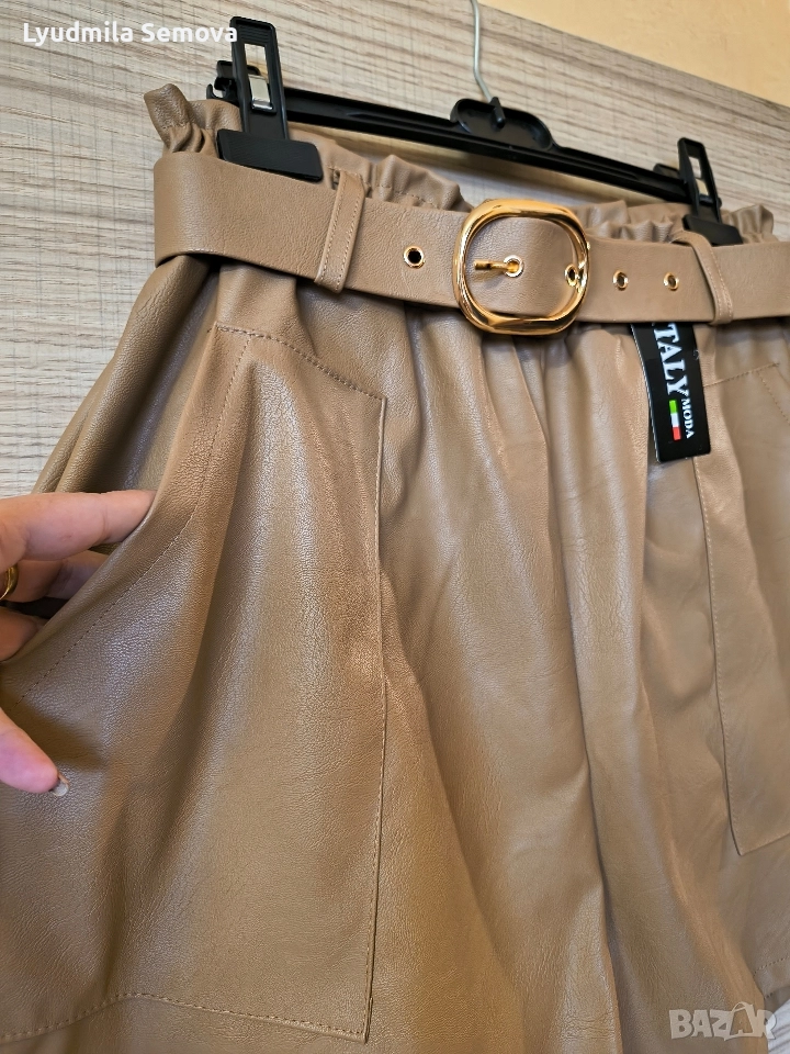 Кожени дамски панталони , снимка 1
