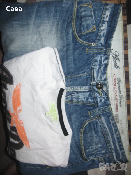 Къси дънки и тениска ALCOTT  мъжки,М, снимка 1