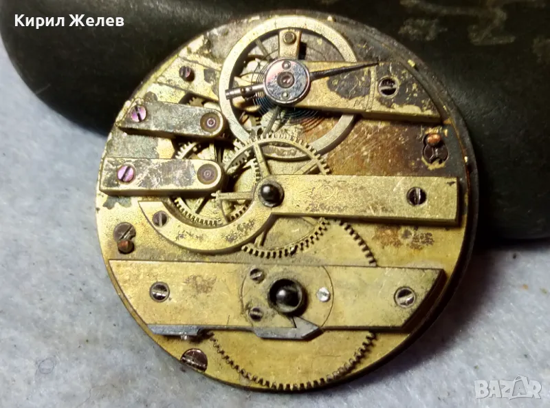МЕХАНИЗЪМ от РЯДЪК СТАР КОЛЕКЦИОНЕРСКИ ШВЕЙЦАРСКИ ДЖОБЕН ЧАСОВНИК с РИМСКИ ЦИФЕРБЛАТ 49644, снимка 1