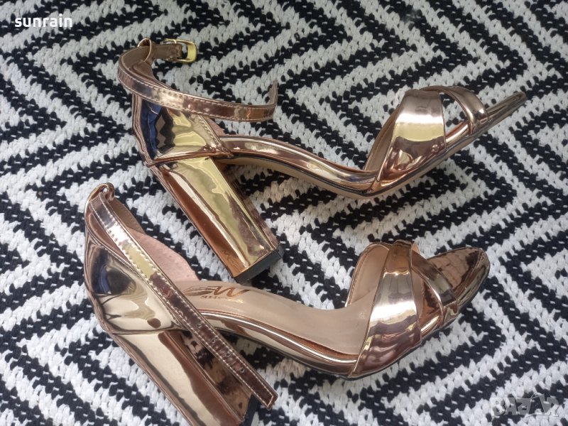 дамски обувки злато, снимка 1