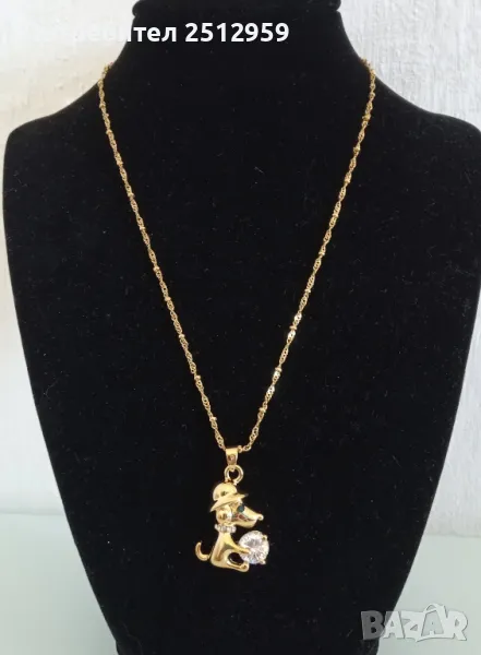 Колие с висулка - медицинска стомана, снимка 1