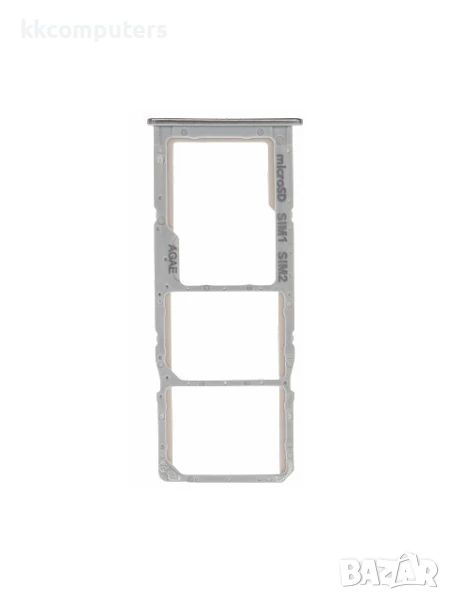 SIM-MicroSD държач Samsung Galaxy A71 (SM-A715) Цвят: Silver, снимка 1
