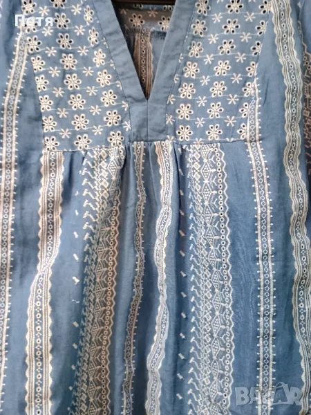 нова туника деним със бродерия Л-ХЛ размер , снимка 1