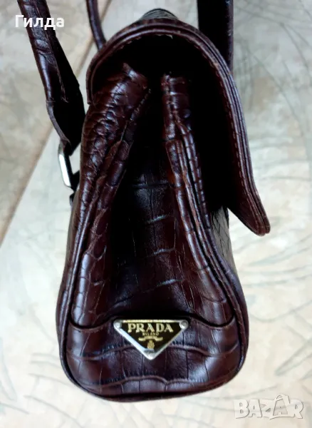 чанта Prada естествена кожа налична, снимка 1