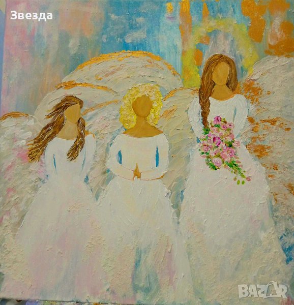 Картина "Трите ангела", снимка 1