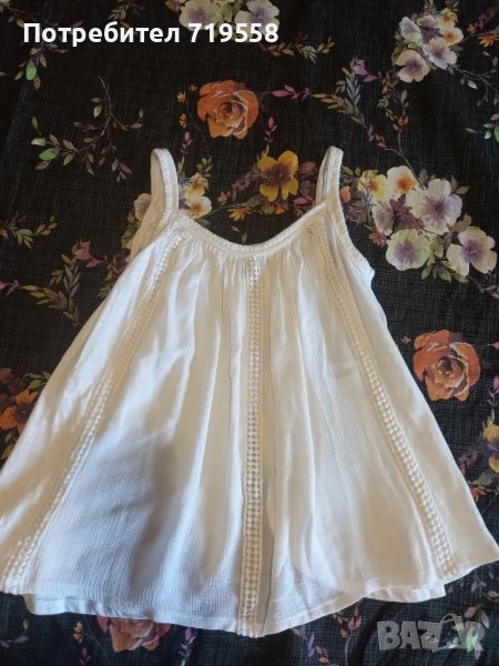 Дънкови панталонки и потник, снимка 1