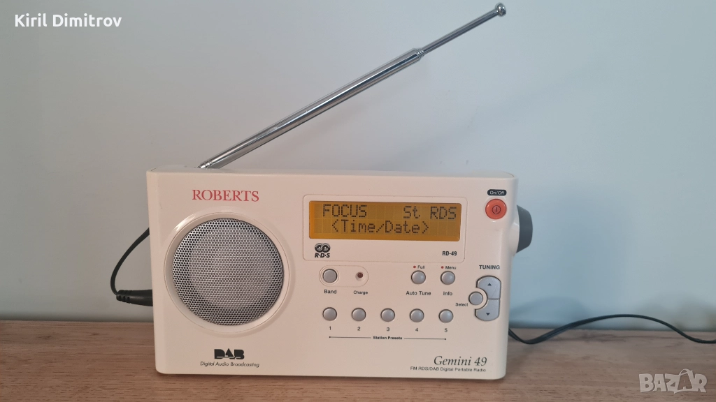 Roberts Gemini 49 – цифрово DAB/FM/RDS радио, снимка 1