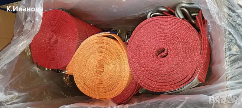 Чисто нови колани за укрепване на товари с тресчотки, снимка 1