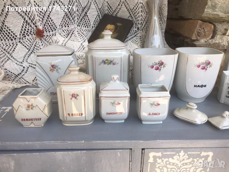 Порцеланови буркани за допълване на сервизи, снимка 1