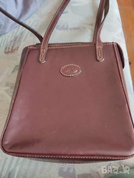 нова италианска кожена чанта на бранда the point , снимка 1