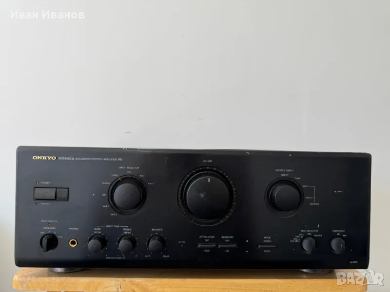 УСИЛВАТЕЛ ONKYO INTEGRA A-807, снимка 1