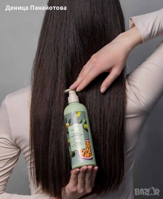 Възстановяващ шампоан „Маслина и маракуя“, 370 гр , снимка 1