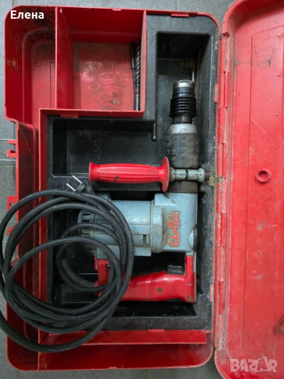 Hilti TE 17 – перфоратор SDS-Plus + оригинален куфар, снимка 1