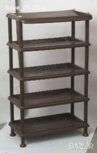 Пластмасов стелаж за обувки на 5 етажа , снимка 1