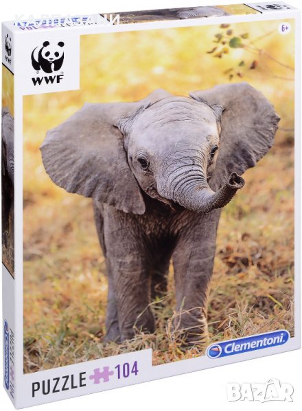 Clementoni 27999 - Слонче от 104 части, снимка 1