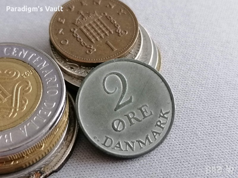Монета - Дания - 2 оре | 1970г., снимка 1