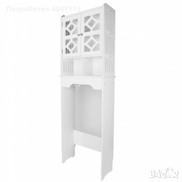 Waterproof Bathroom стилен шкаф за баня над тоалетна 48 х 23 х 150 см;, снимка 1