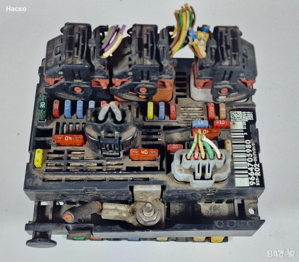 BSM R02-00 Модул Бушониера Бушонно Табло R02 БСМ-Р02-00 BSM-R02-00 9664705980 Peugeot 3008 Пежо 5008, снимка 1
